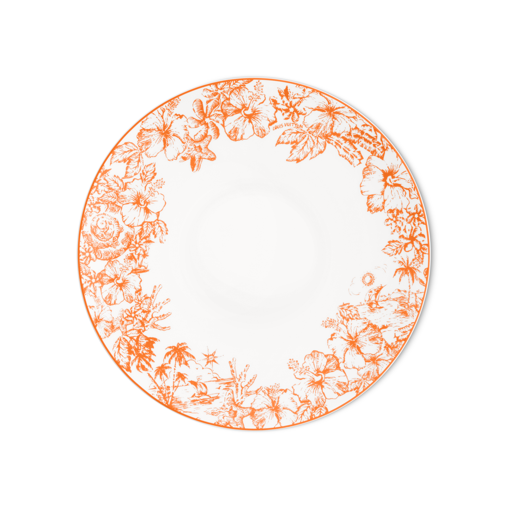 Set Of 2 Dessert Plates LV By The Pool ｜ルイ・ヴィトン 公式サイト